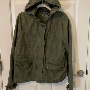 Green canvas jacket
